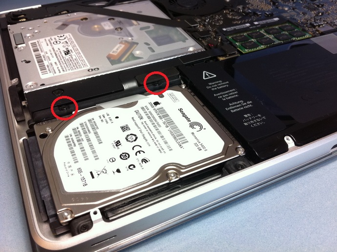 Schema montaggio hard disk